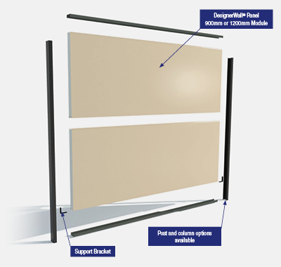 DesigenrWall-3D-System-Exploded